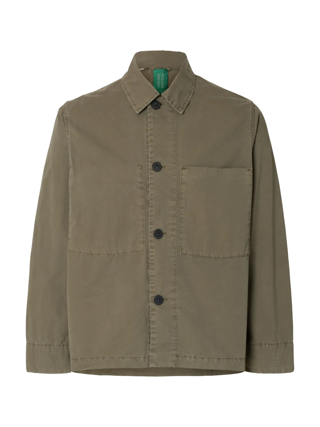 Harki LW GMT Dyed Overshirt Castor Gray