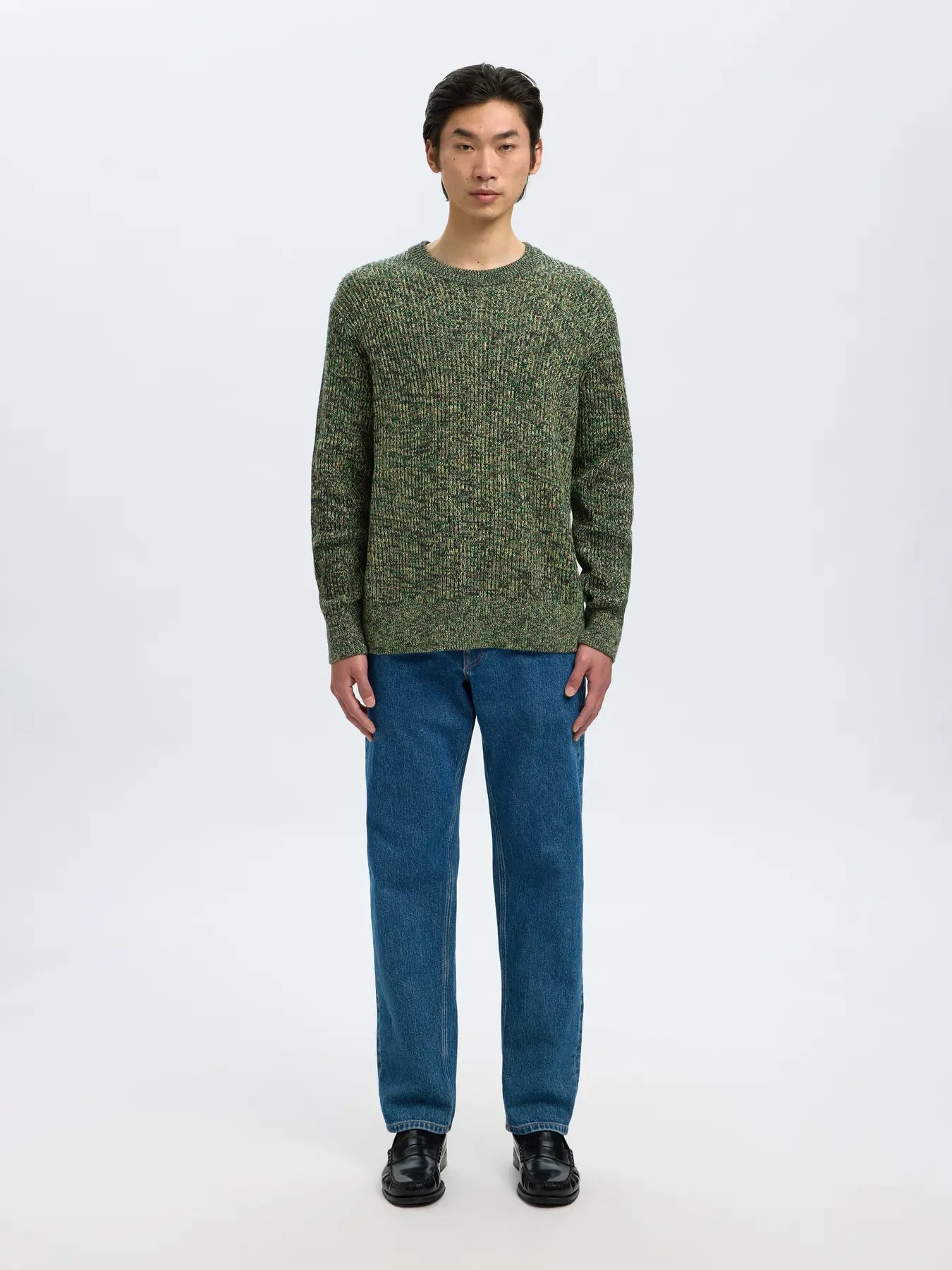 Tilum LK Knit Relaxed Crew Neck Sky Captain Twist