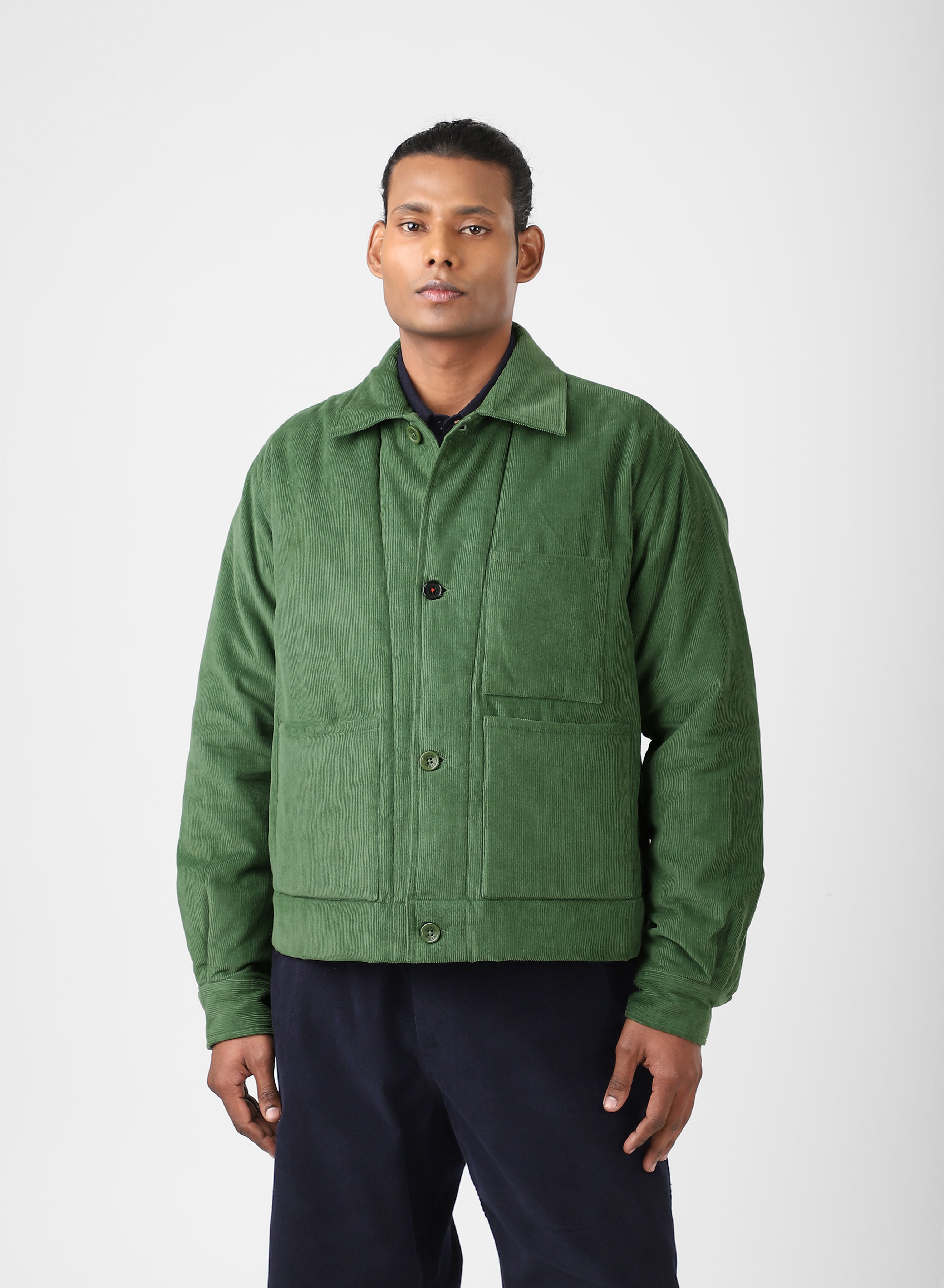 Bodhi Jacket Cord14 Green