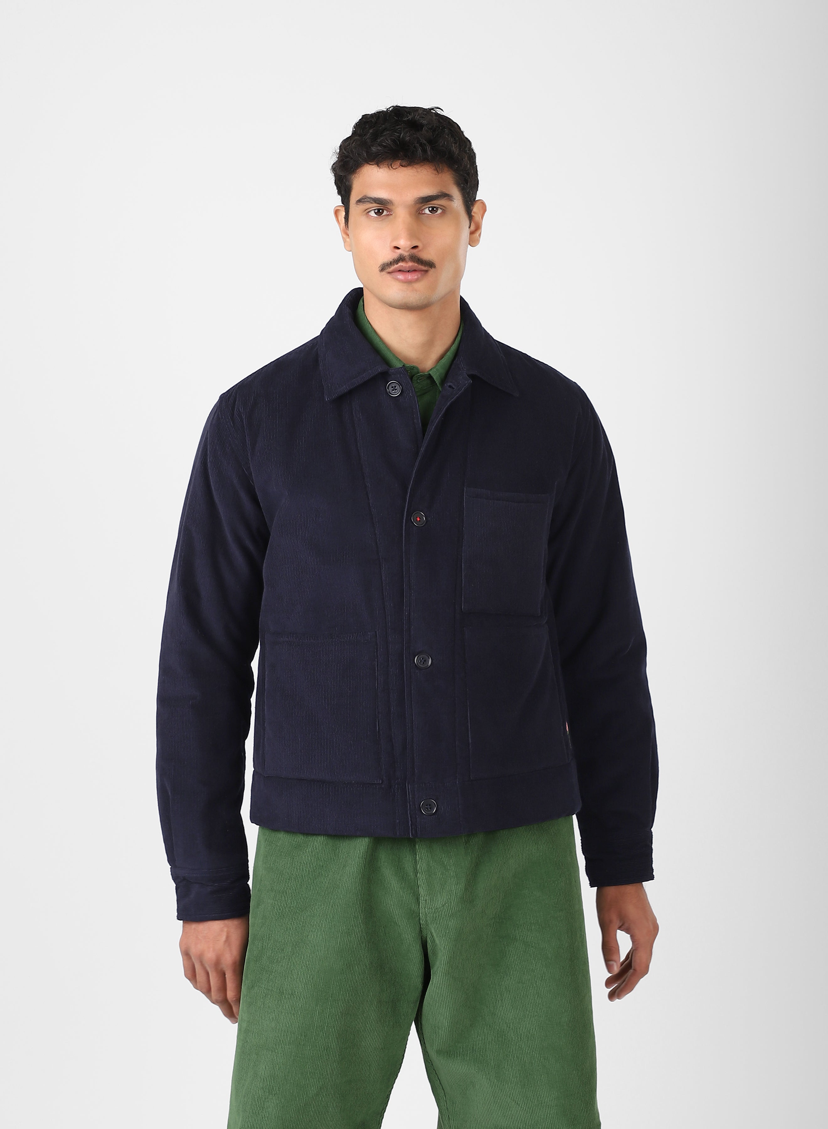 Bodhi Jacket Cord14 Navy