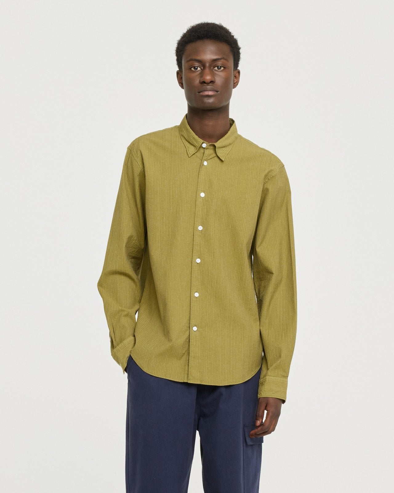 Cody LS Shirt Olive Green