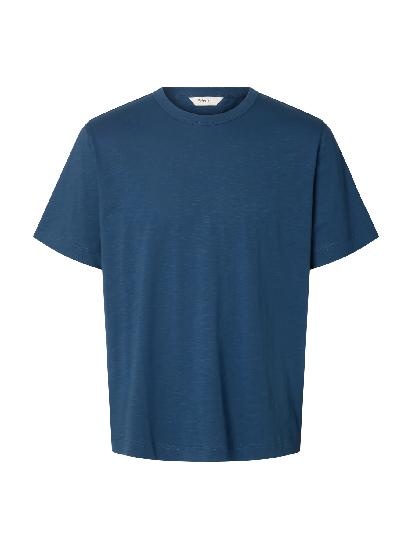 Leon Slub SS O neck Tee Sargasso Sea
