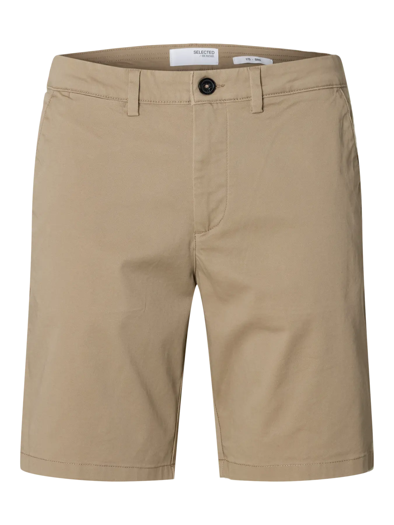 Slim Miles Flex Shorts Greige