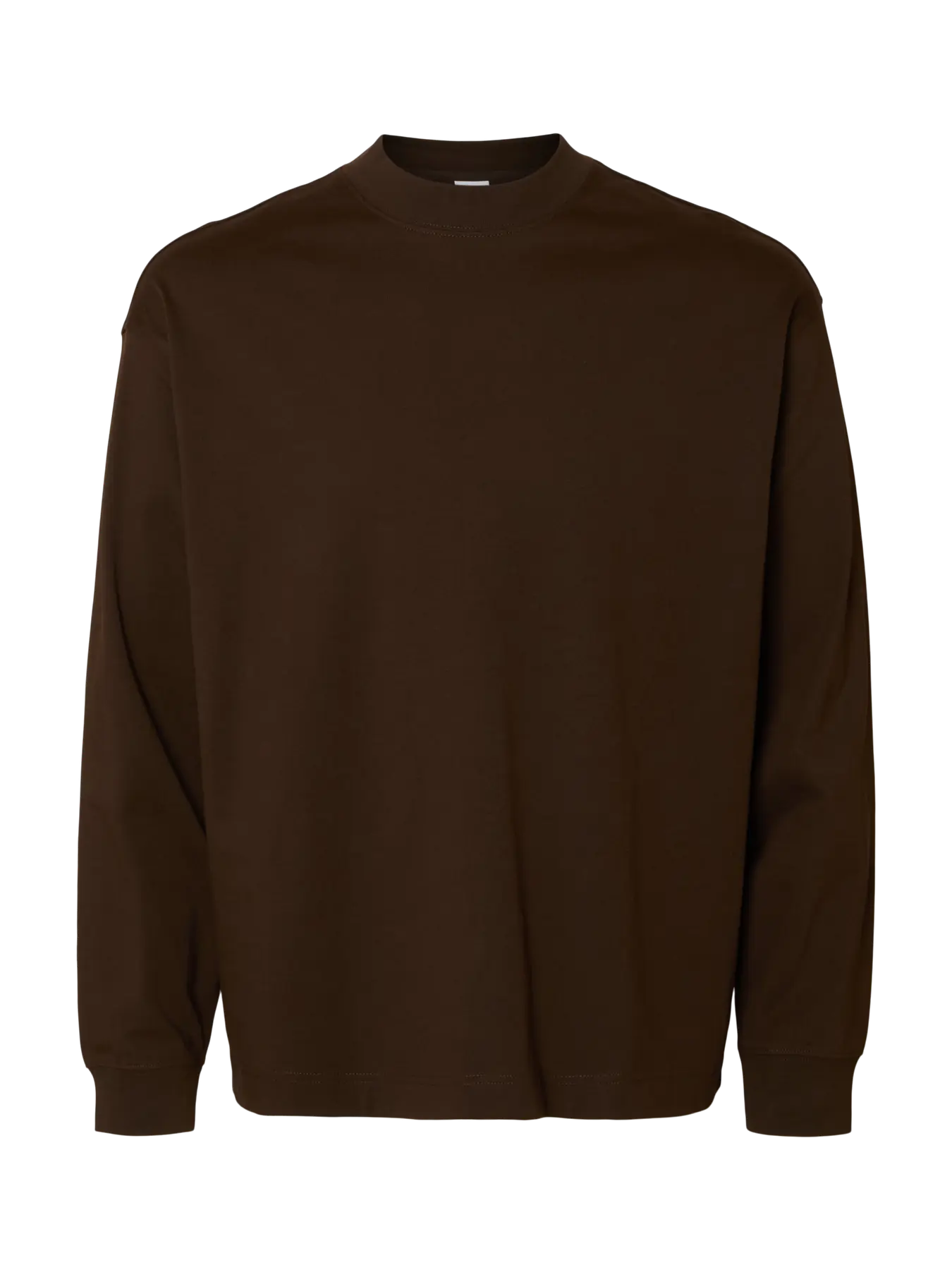 Relax Poul Mock Neck Tee Demitasse