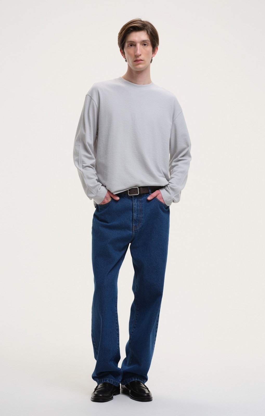 Majorly Long Sleeve T Shirt Grey