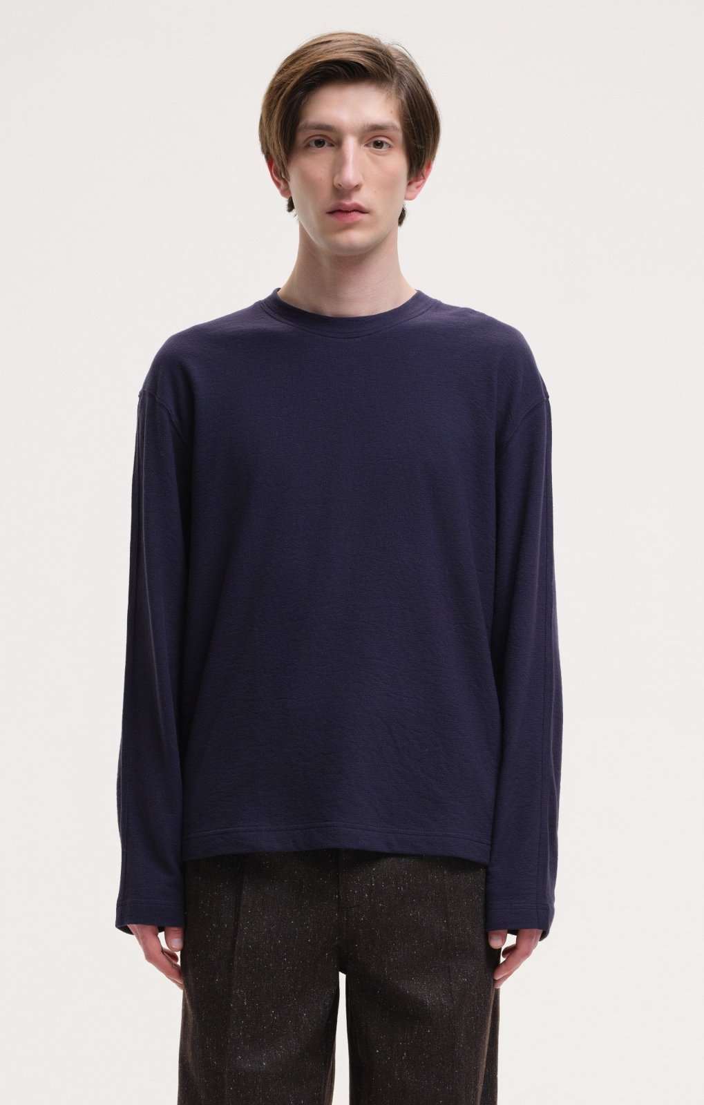 Majorly Long Sleeve T Shirt Navy
