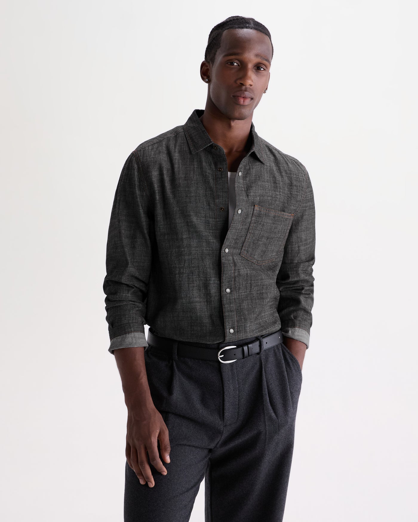 Manilla LS Shirt Chambray Indigo