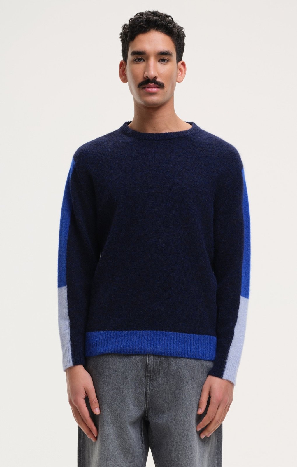 Morley Alpaca Navy Jumper