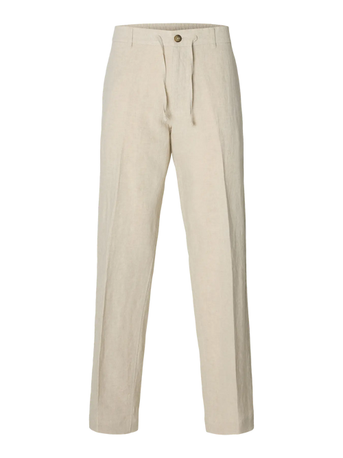 196 Straight Leroy Sun Pant Pure Cashmere/White