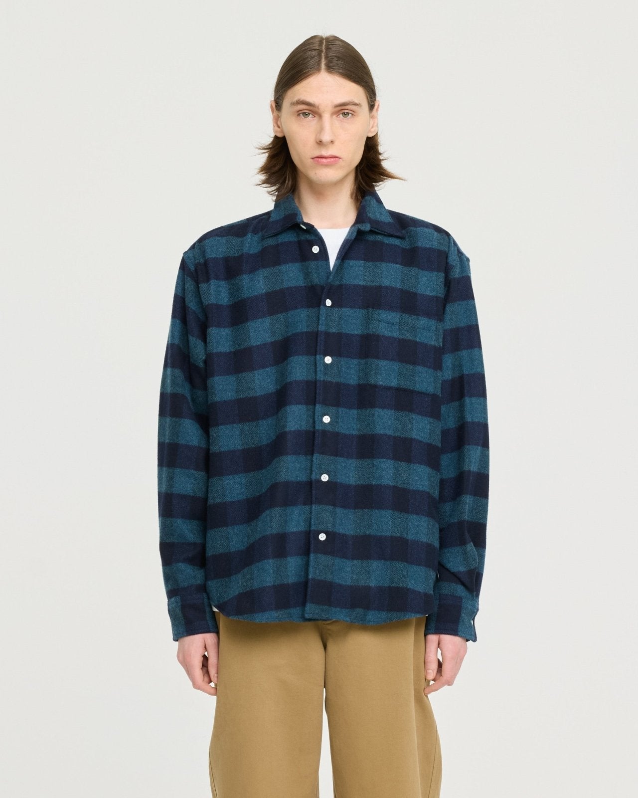North Point Shirt Blue Check
