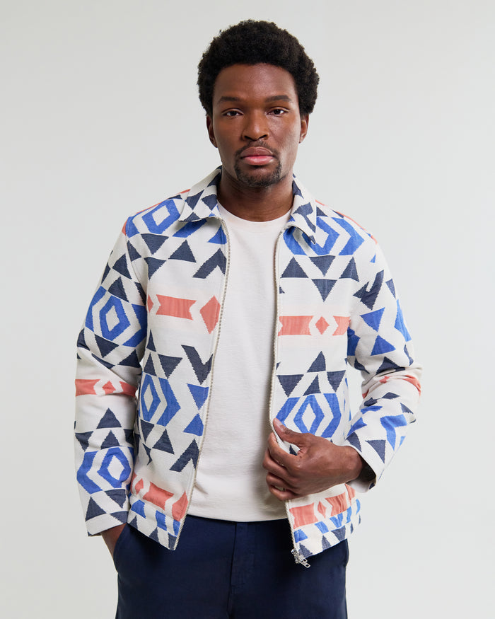 Park Jacket Aztec Jacquard Ecru/Multi