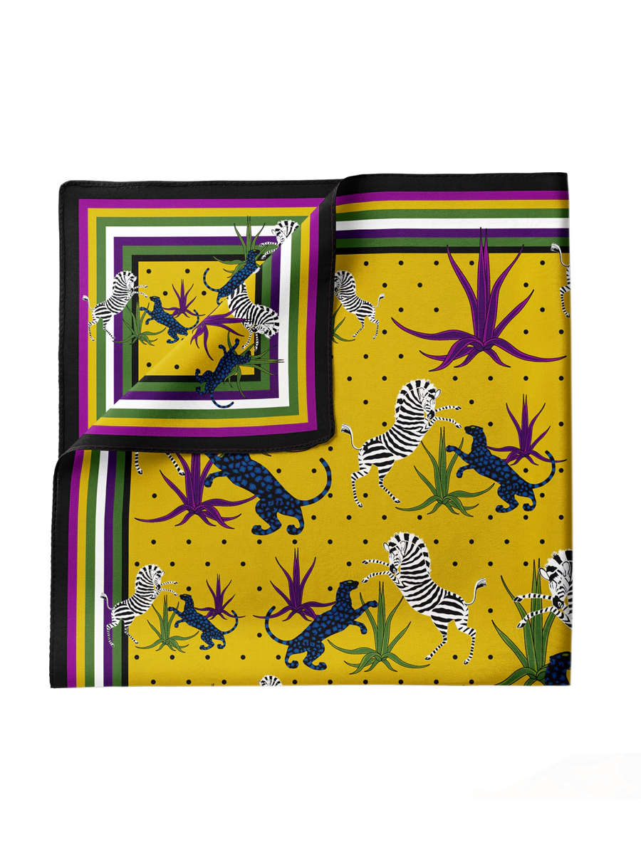 Jungle Sahara Pocket Square