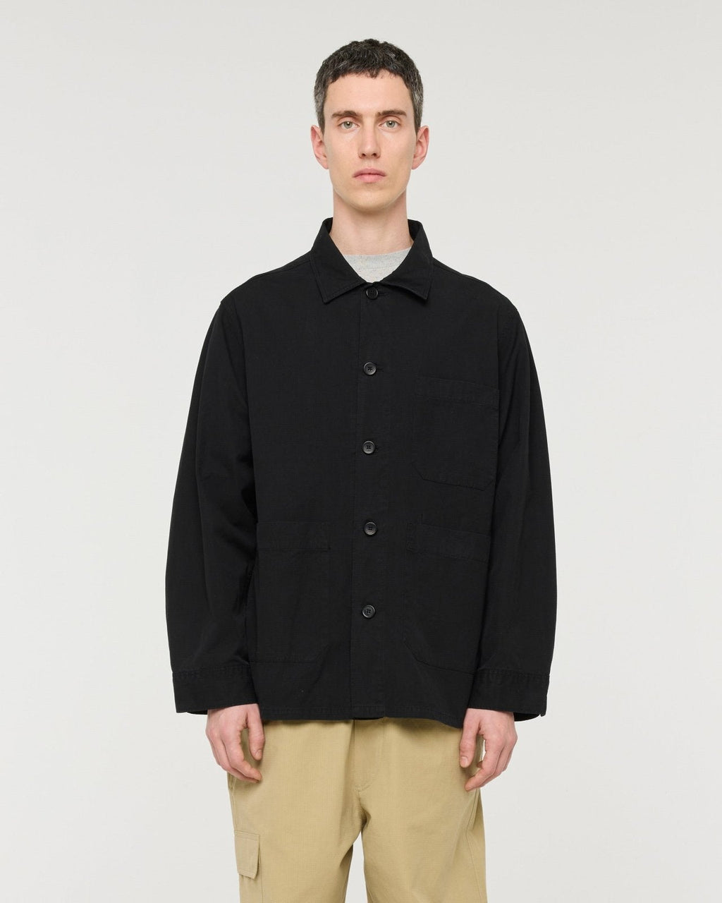 Spring Jacket Washed Black