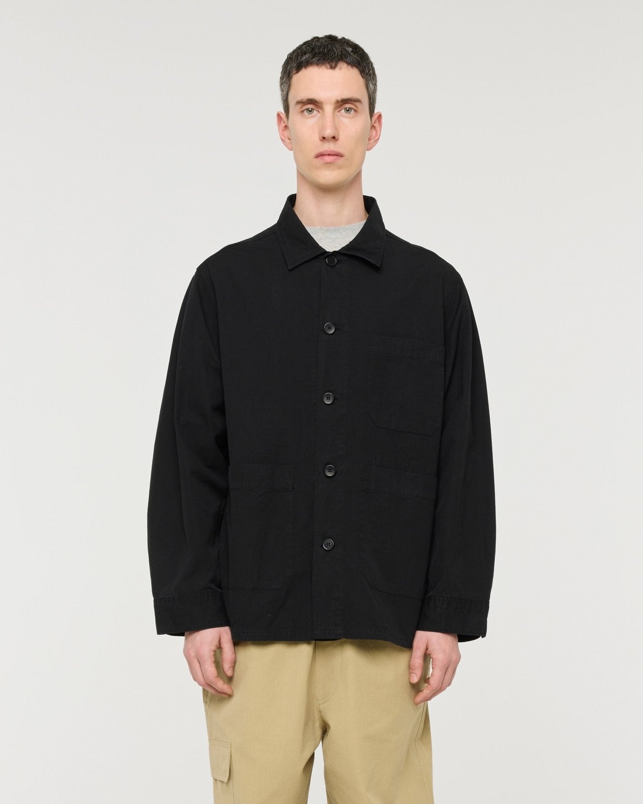 Spring Jacket Washed Black