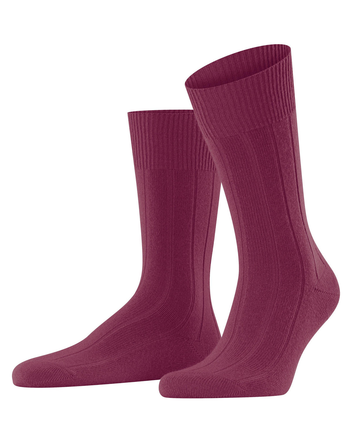 Red Plum lhasa Ribbed Socks
