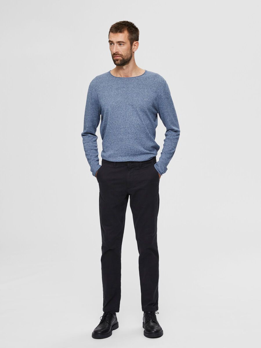 Black New Miles Straight New Miles Flex Chinos