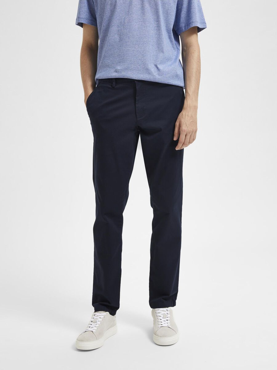 Dark Sapphire 175 Slim Fit Flex Chinos