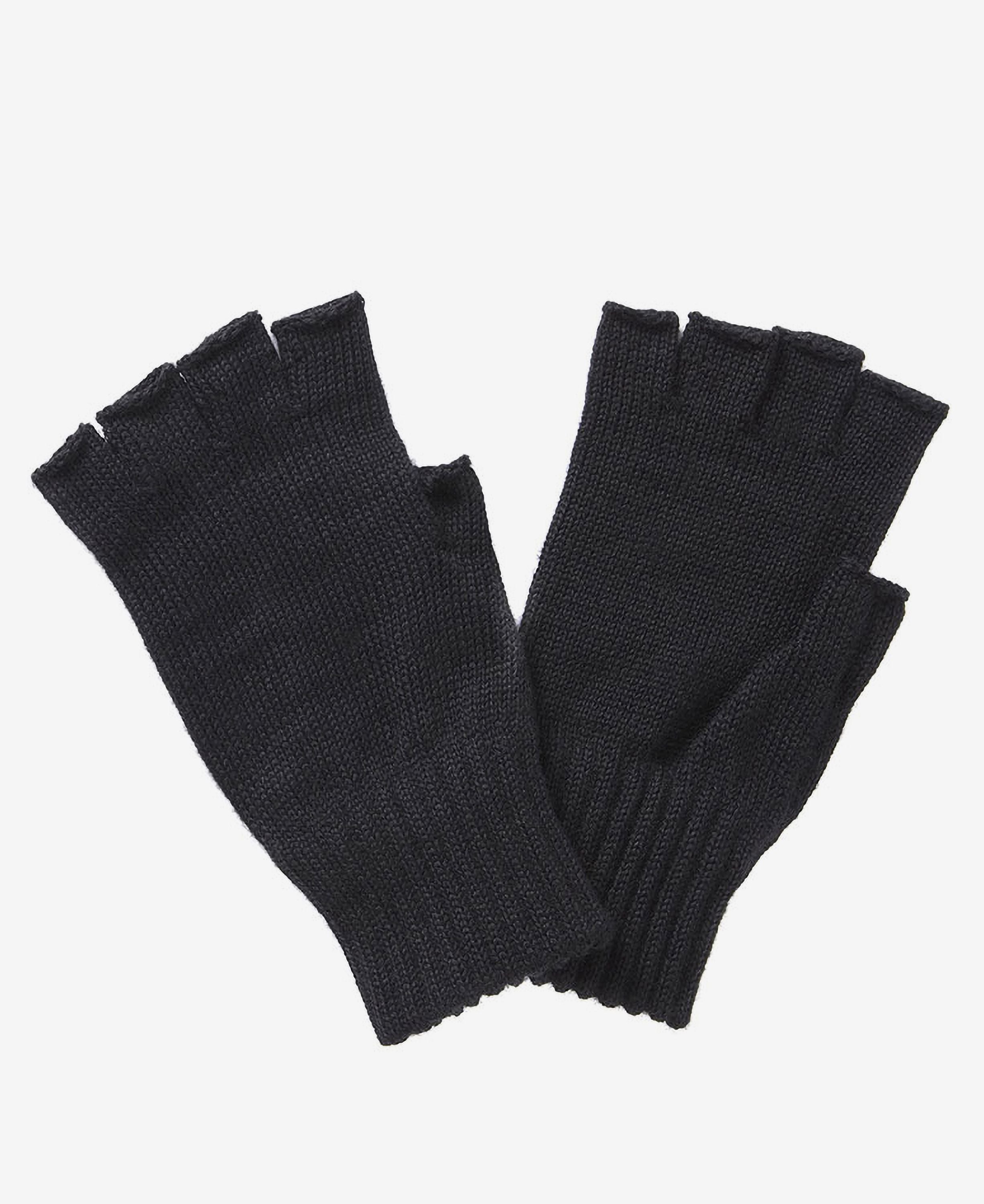 Black Fingerless Gloves