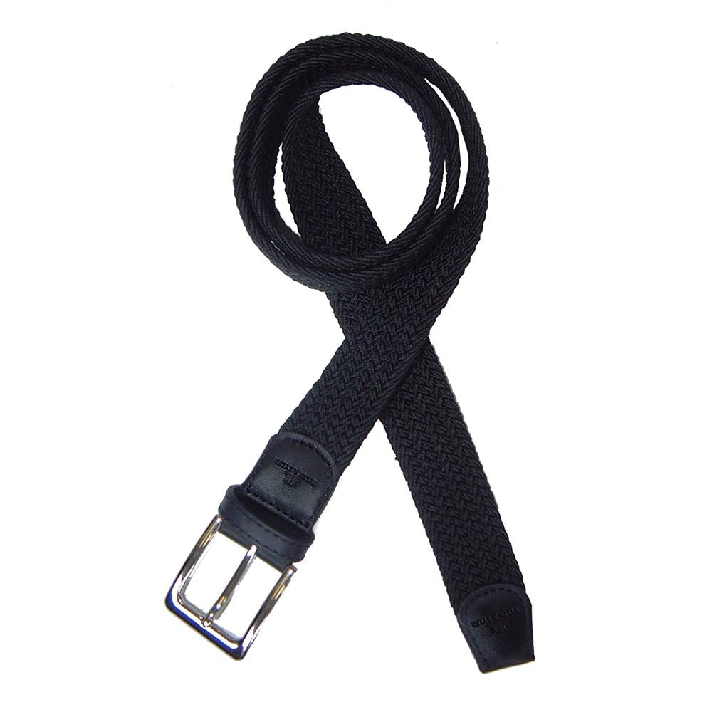 Black Woven Belt